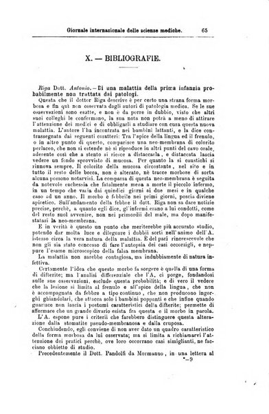 Giornale internazionale delle scienze mediche