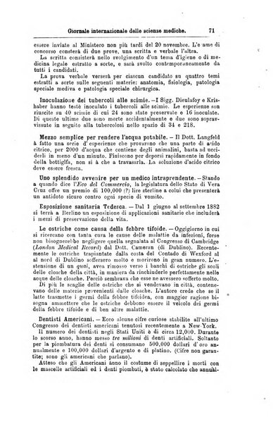 Giornale internazionale delle scienze mediche