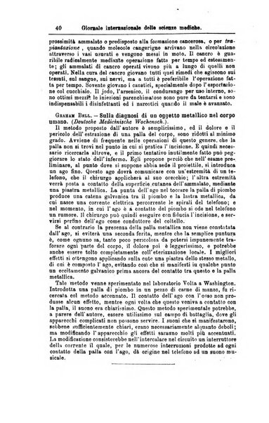 Giornale internazionale delle scienze mediche