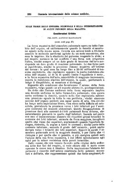 Giornale internazionale delle scienze mediche