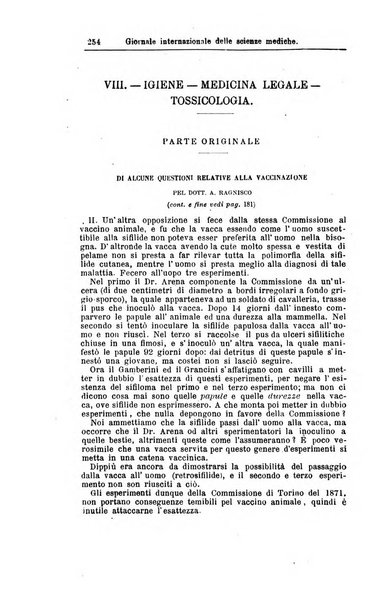 Giornale internazionale delle scienze mediche