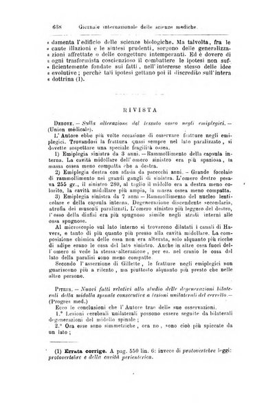 Giornale internazionale delle scienze mediche