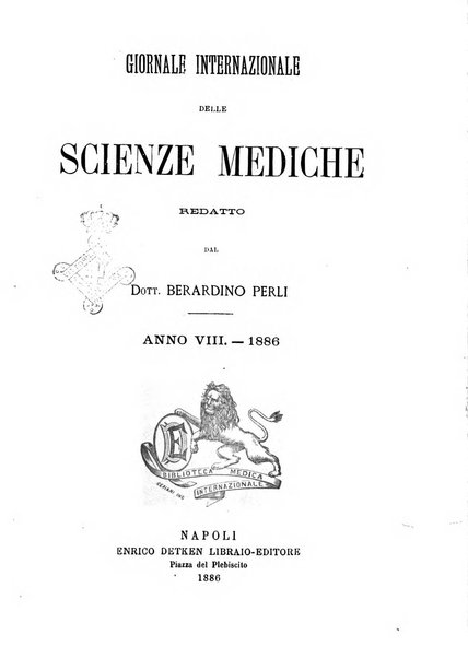 Giornale internazionale delle scienze mediche