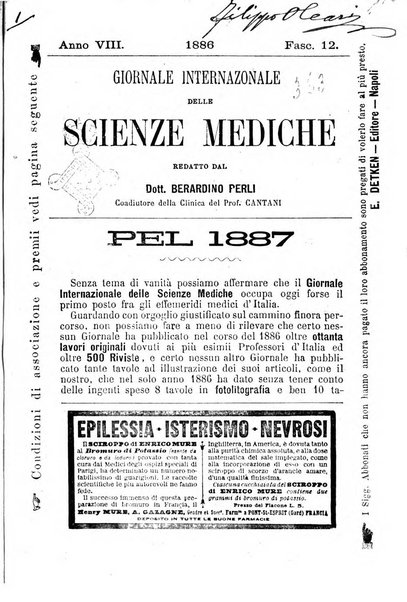 Giornale internazionale delle scienze mediche