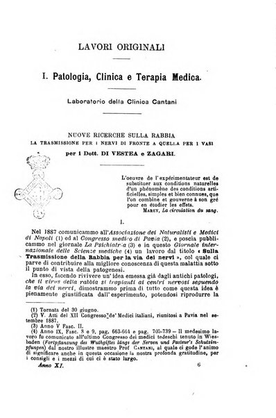 Giornale internazionale delle scienze mediche