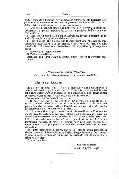 Giornale internazionale delle scienze mediche