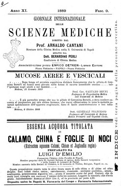 Giornale internazionale delle scienze mediche