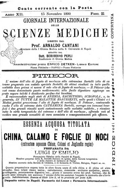 Giornale internazionale delle scienze mediche