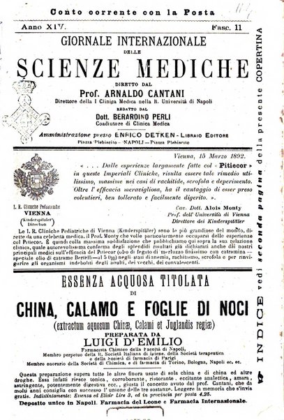 Giornale internazionale delle scienze mediche