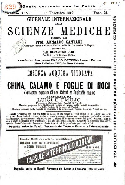 Giornale internazionale delle scienze mediche