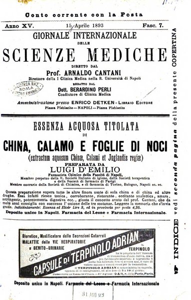 Giornale internazionale delle scienze mediche