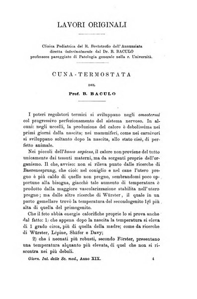 Giornale internazionale delle scienze mediche