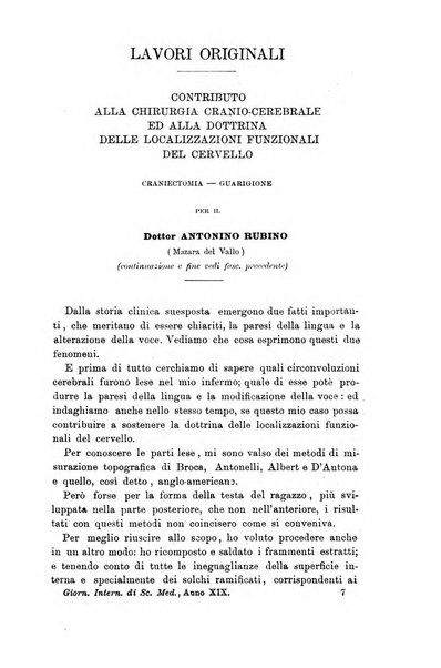 Giornale internazionale delle scienze mediche