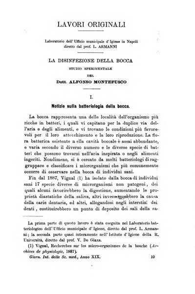 Giornale internazionale delle scienze mediche