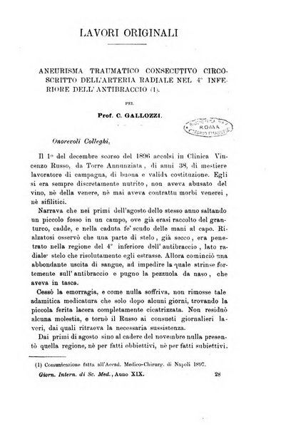 Giornale internazionale delle scienze mediche