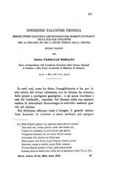 Giornale internazionale delle scienze mediche