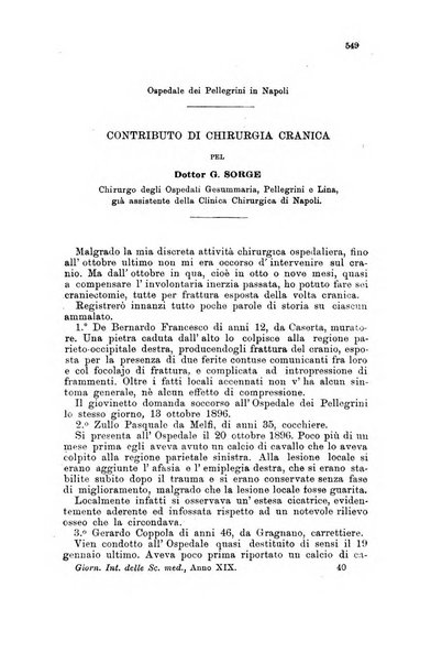 Giornale internazionale delle scienze mediche