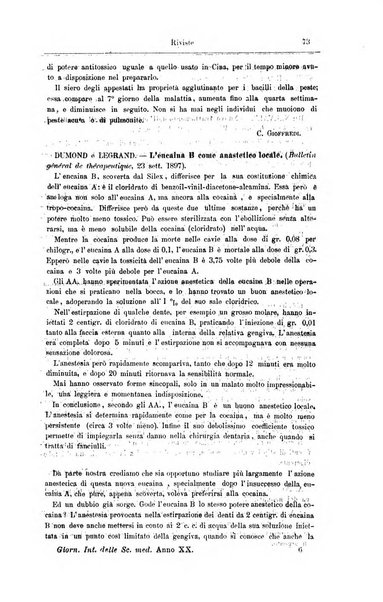 Giornale internazionale delle scienze mediche