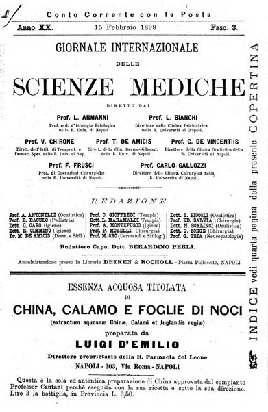 Giornale internazionale delle scienze mediche