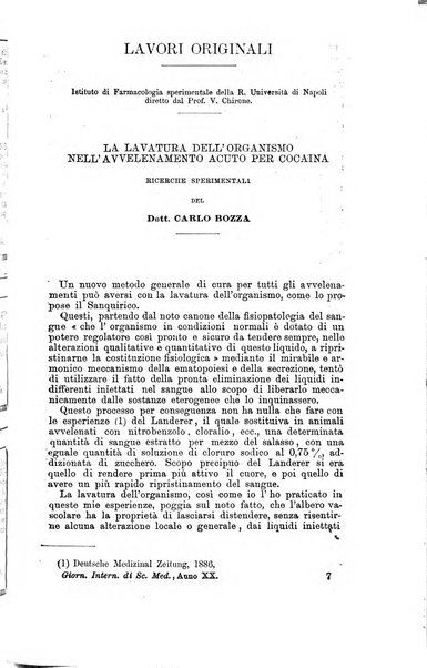 Giornale internazionale delle scienze mediche