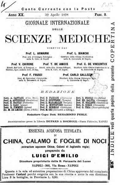 Giornale internazionale delle scienze mediche