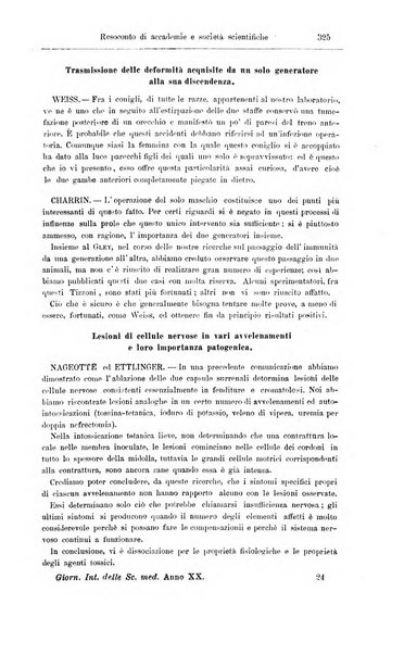 Giornale internazionale delle scienze mediche