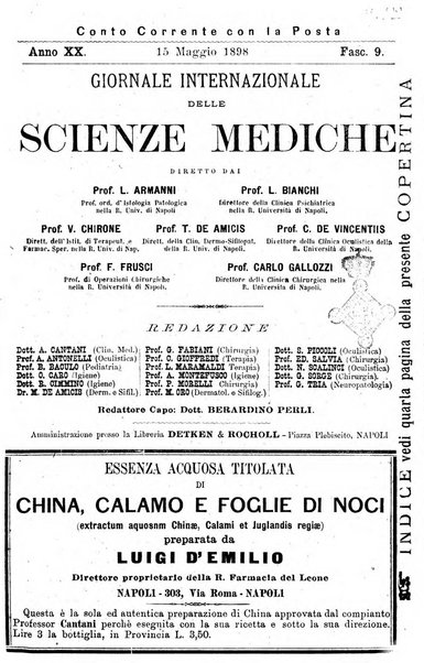 Giornale internazionale delle scienze mediche