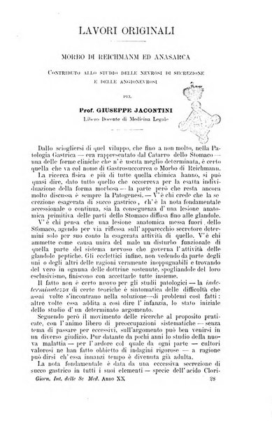 Giornale internazionale delle scienze mediche