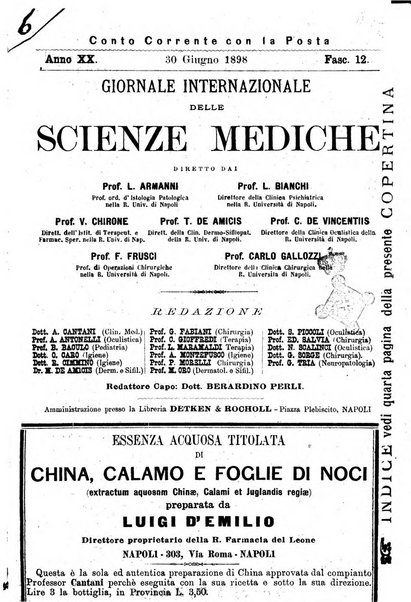 Giornale internazionale delle scienze mediche