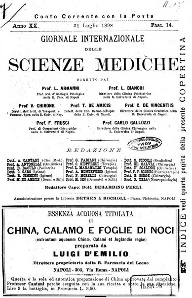 Giornale internazionale delle scienze mediche