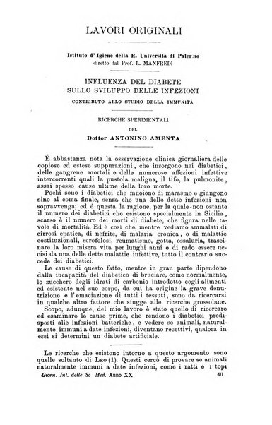 Giornale internazionale delle scienze mediche