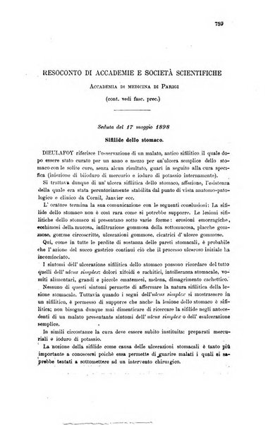 Giornale internazionale delle scienze mediche