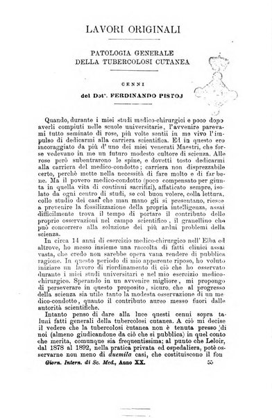 Giornale internazionale delle scienze mediche