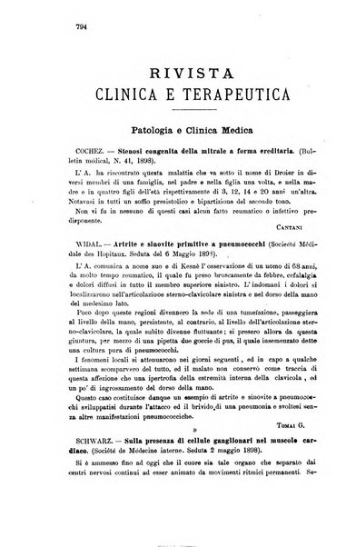 Giornale internazionale delle scienze mediche