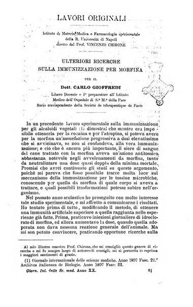 Giornale internazionale delle scienze mediche