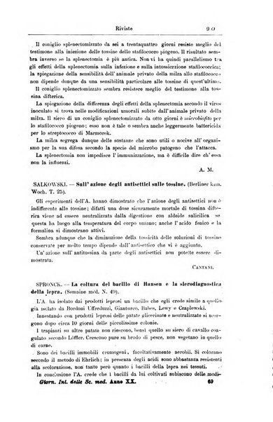 Giornale internazionale delle scienze mediche