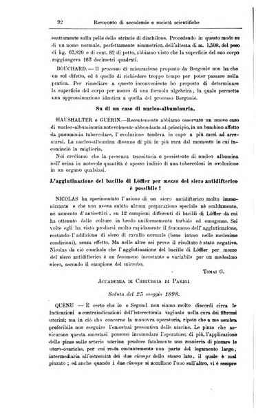 Giornale internazionale delle scienze mediche