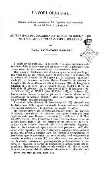 Giornale internazionale delle scienze mediche