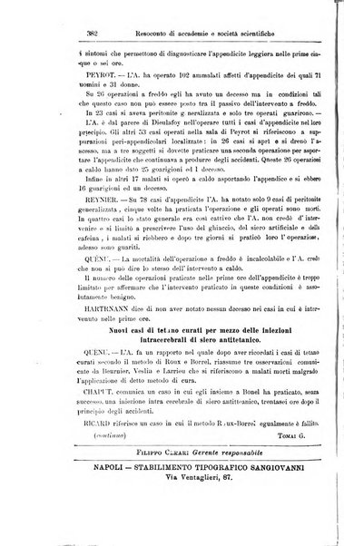 Giornale internazionale delle scienze mediche