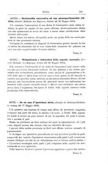 Giornale internazionale delle scienze mediche