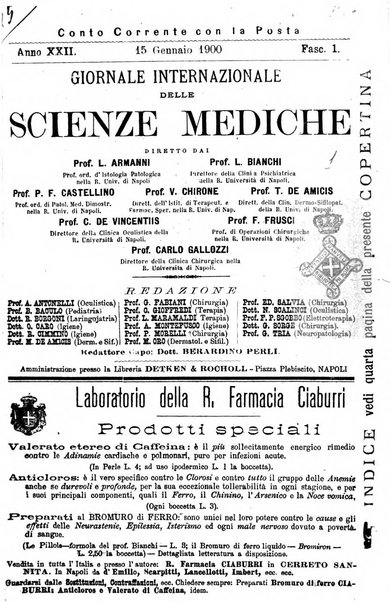 Giornale internazionale delle scienze mediche