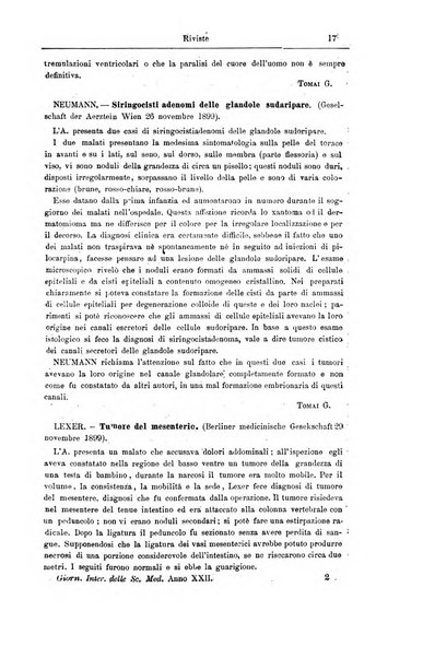 Giornale internazionale delle scienze mediche