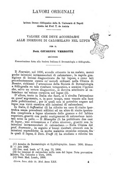 Giornale internazionale delle scienze mediche