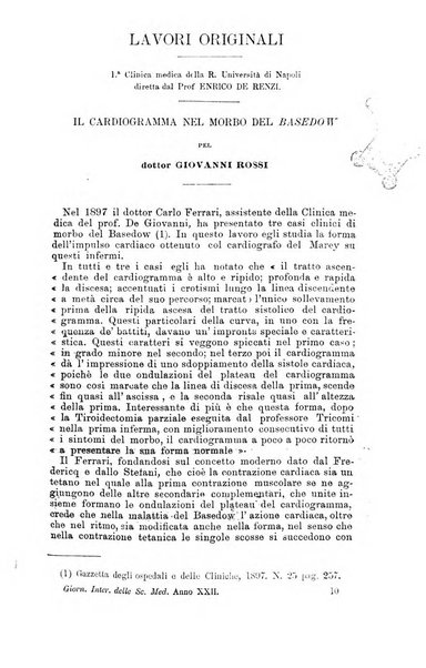 Giornale internazionale delle scienze mediche