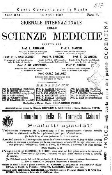 Giornale internazionale delle scienze mediche