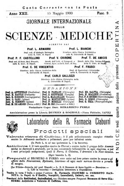 Giornale internazionale delle scienze mediche