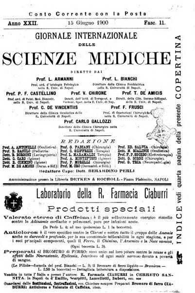 Giornale internazionale delle scienze mediche