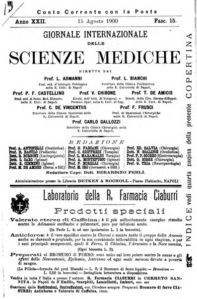 Giornale internazionale delle scienze mediche