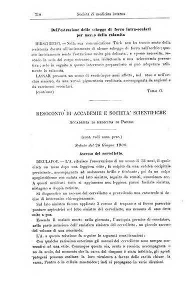 Giornale internazionale delle scienze mediche