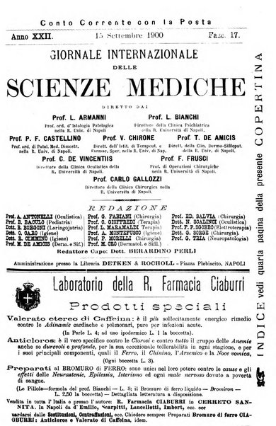 Giornale internazionale delle scienze mediche